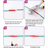 250pcs GT Copper Connecting Pipe Wire Joint Small Copper Tube Terminal Cable Lug Bootlace Ferrule Kit - Image 6