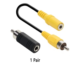Premium Universal 3.5mm Stereo Audio Y Adapter Cable - 10PCS (1 Pair)