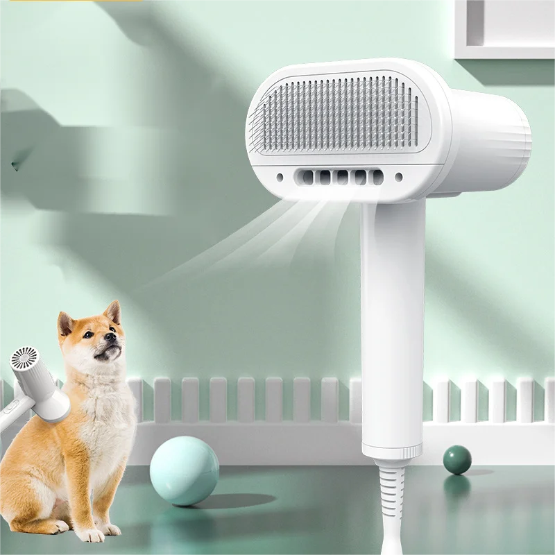2In1 Pet Dog Dryer Quiet Dog Hair Dryers and Comb Brush Grooming