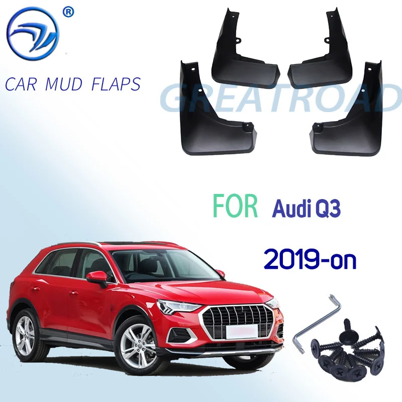 

4 PCS Front Rear Car Mudflaps for Audi Q3 2019 2020 2021 Fender Mud Flap Guard Splash Flaps Mudguards Accessories