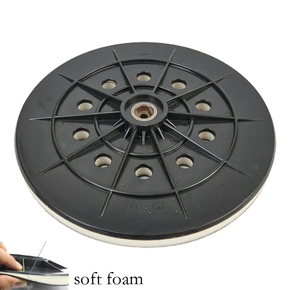 Drywall Sander And 10 Hole 9inch 215mm Backup Pad With 6mm Thread Sanding Disk For Dustless Sanders & Porta Cable Sanders