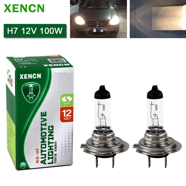 H7 24V 100W Luz brillante Luz halógena blanca Auto Bombilla de