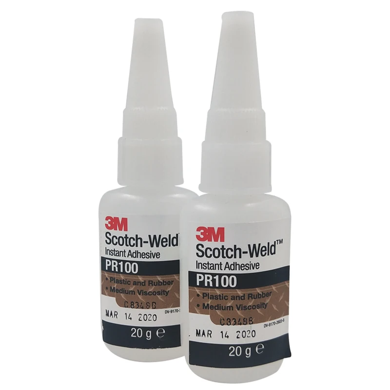 

Plastic & Rubber Instant Adhesive PR100 20G Bottle Stronger Super Glue Multi-Purpose Fix HOT Super Strong Liquid Colorless Glue