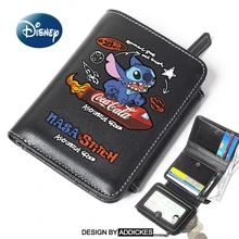 

Disney New Cartoon Fashion Men's Wallet Large-capacity Luxury Men's Coin Purse Leather Multi-card Slot Multi-function Wallet