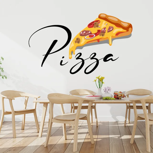 Pizza Wall Decal Vinyl Sticker for Pizzeria Decorations for -  Sweden