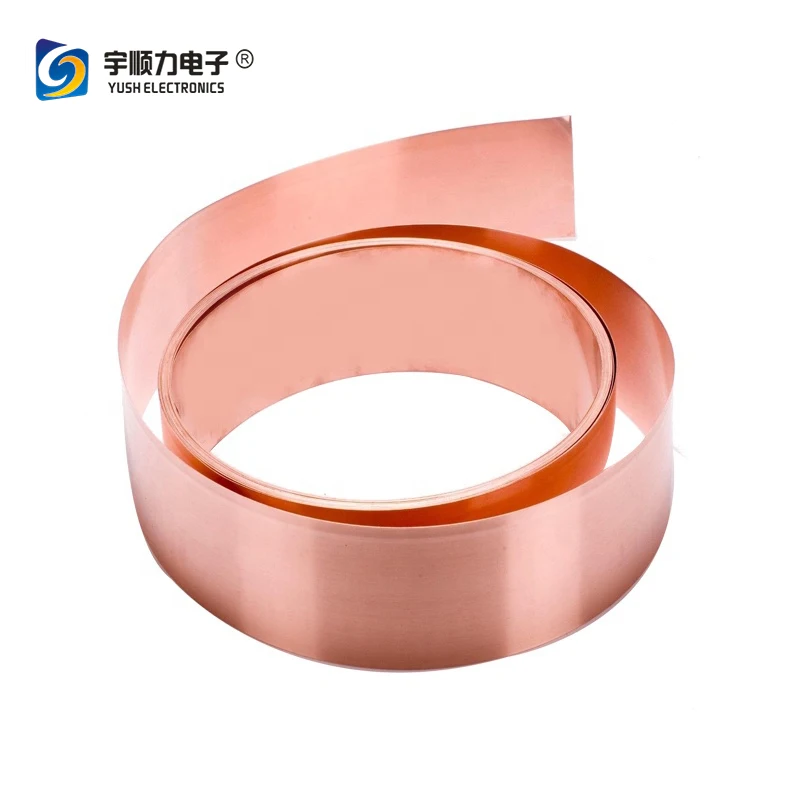 high elongation 0.2 micron copper foils for mri room shielding