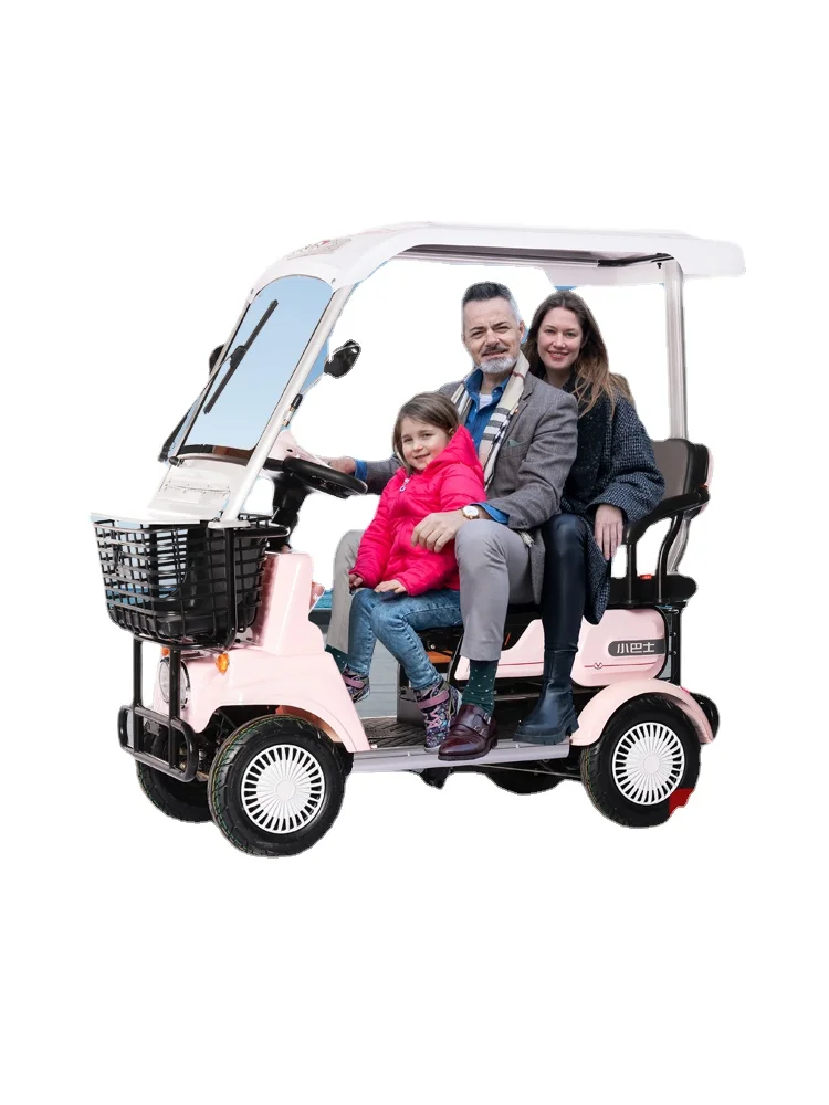 XK Electric Quadricycle Elderly Walking Power Battery Car Home