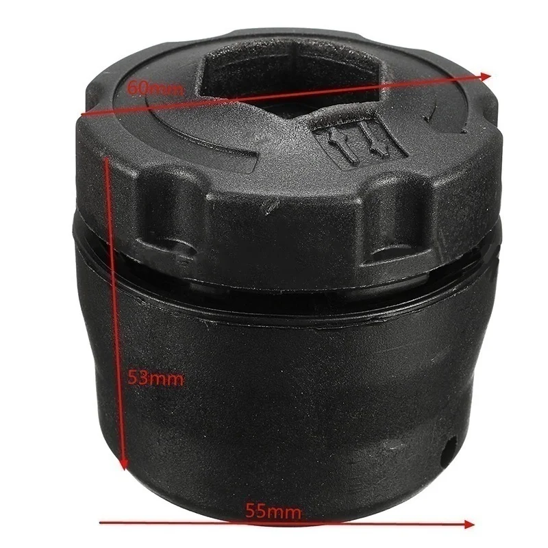 Quick Installation of Portable Line Trimmer Head for Gasoline Brush Cutter