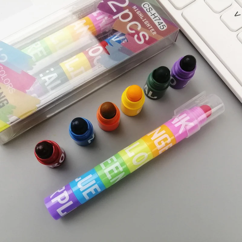 Oil Painting Sticks 6 In 1 Oil Painting Stick Professional Kids Splicing Block Graffiti Drawing Wax Caryon Colored Pencils Art School Supplies
