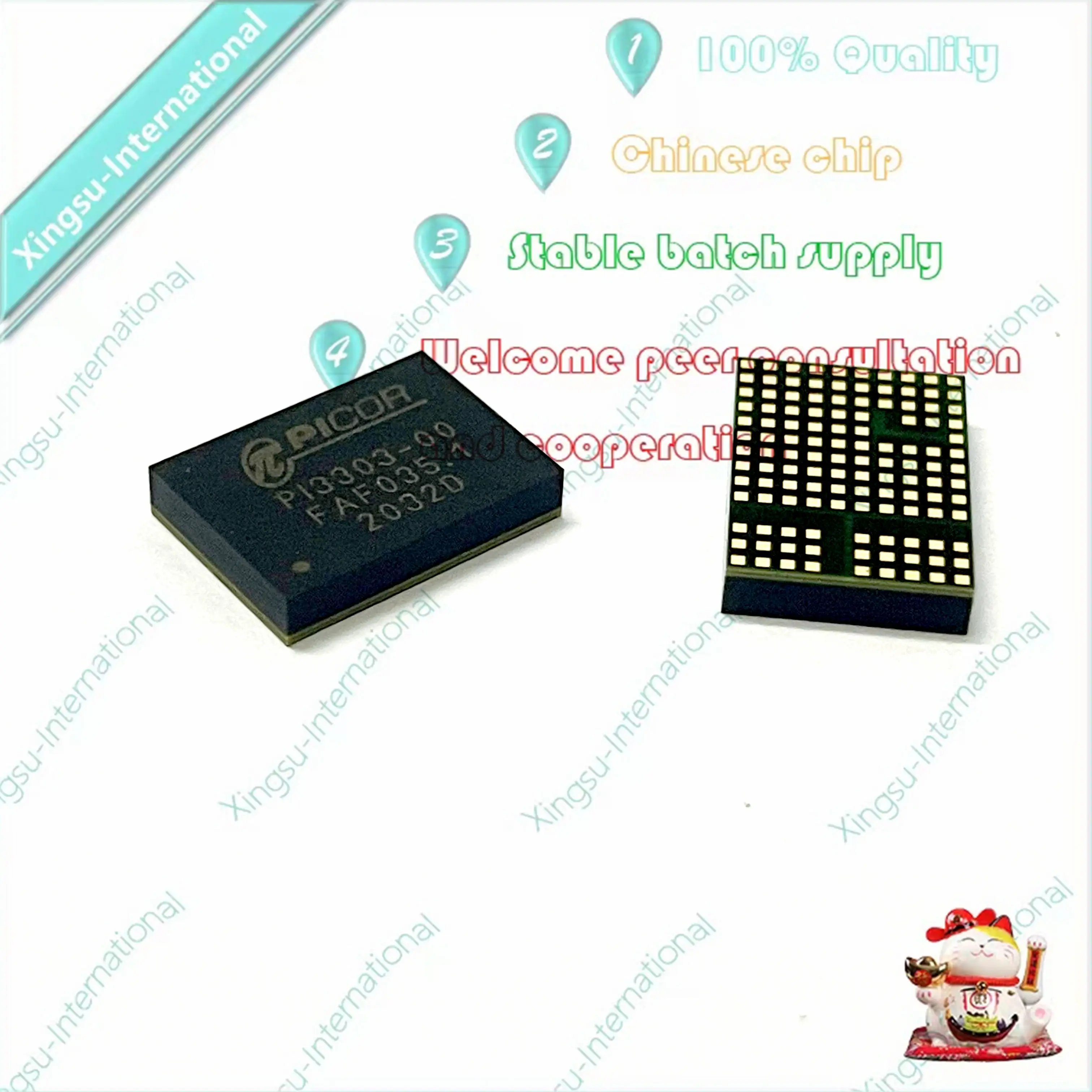 

1PCS/ Piece PI3303-00-LGIZ 123-LGA Package Switch Regulator Original Genuine
