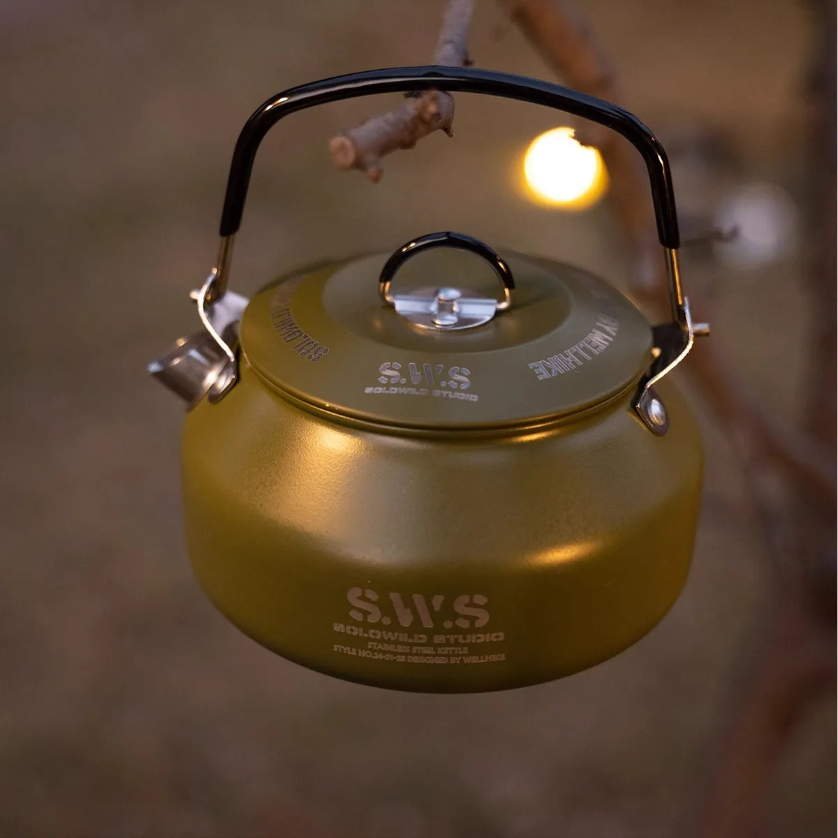 Sws Outdoor Water Kettle 0.8L Portable For Hiking Mountaineering Travel Camping