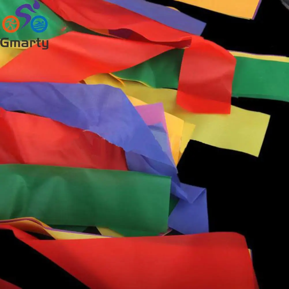 Sport Dance Rainbow Ribbon Kids Gym Rhythmic Gymnastics Art Gymnastic Exercises Cheerleading Fitness