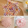20g Handmade Crochet Thread Fine 40 Gauge Boutique Pearl Lace Thread Bobbin Micro Crochet Hand Bow Embroidery Floss 4