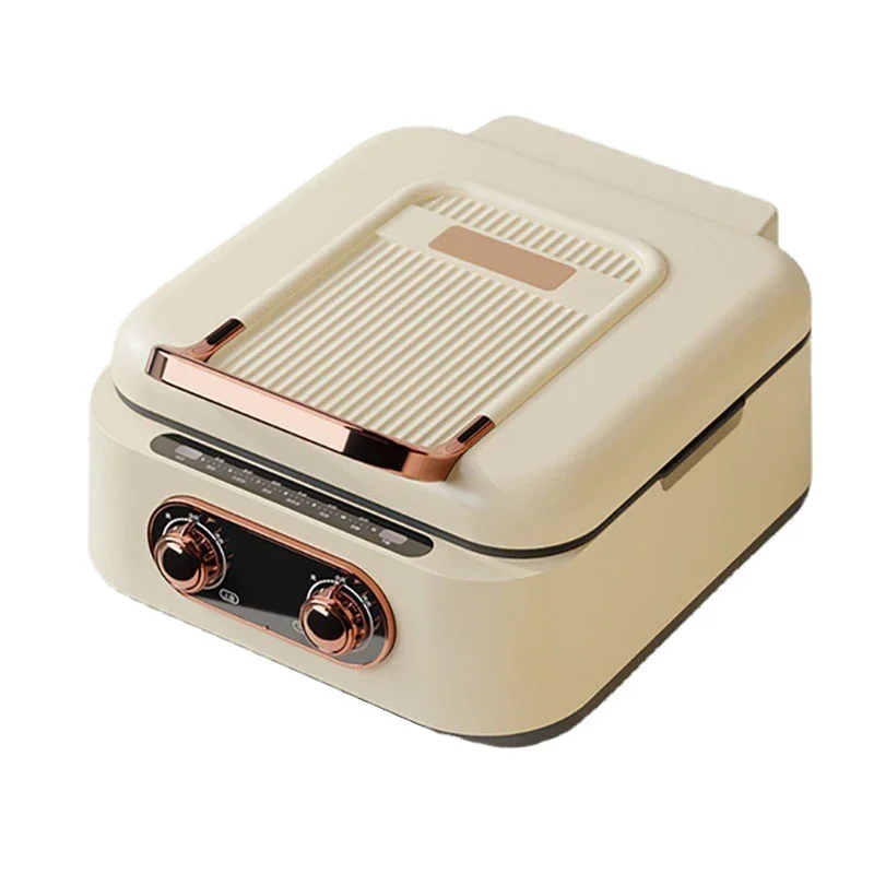 NEW 2-in-1 Multifunctional Electric Grill,Indoor Smokeless Griddle Skillet with Removable Non-Stick Plate