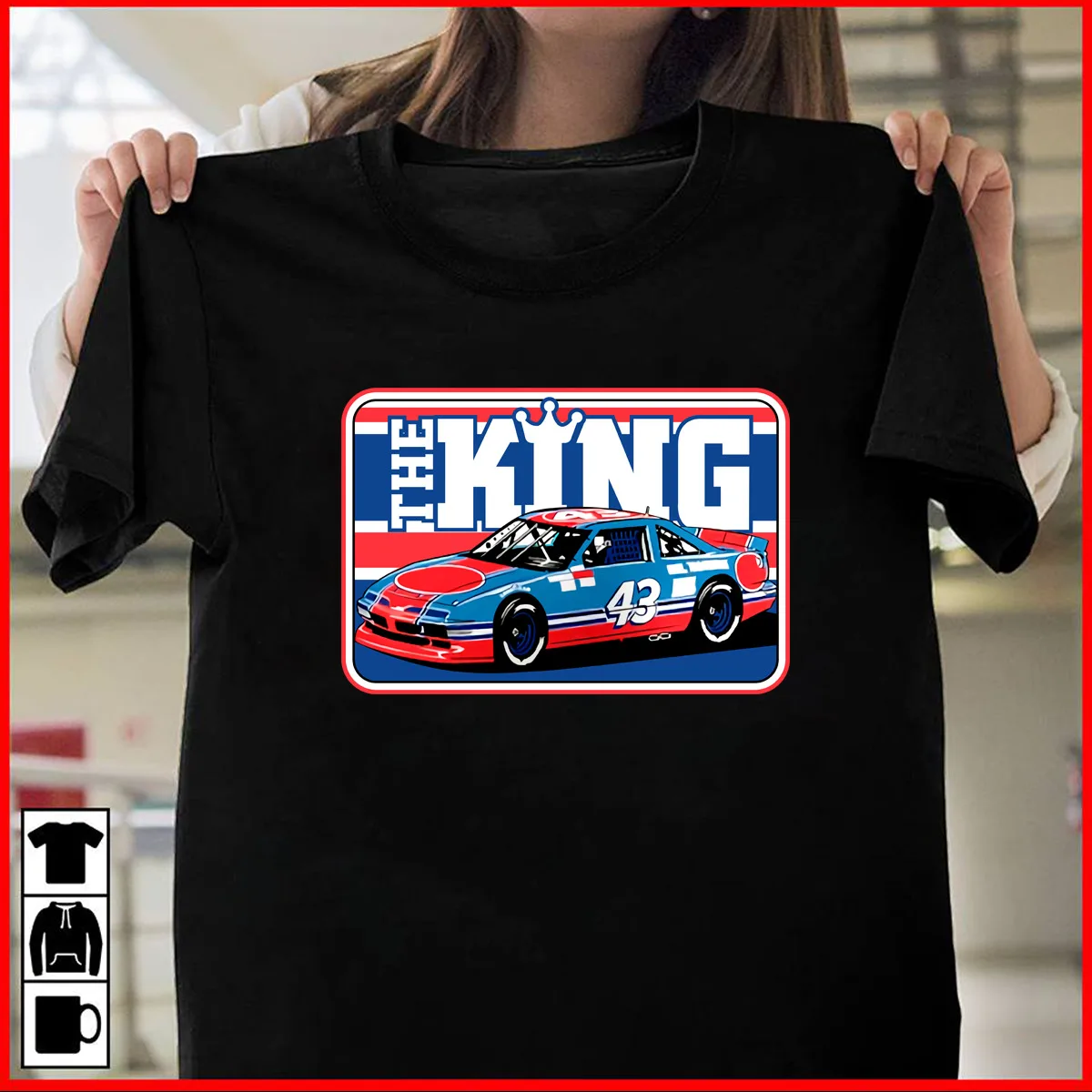 Men's Richard Petty Black The King Shirt S-2XL |