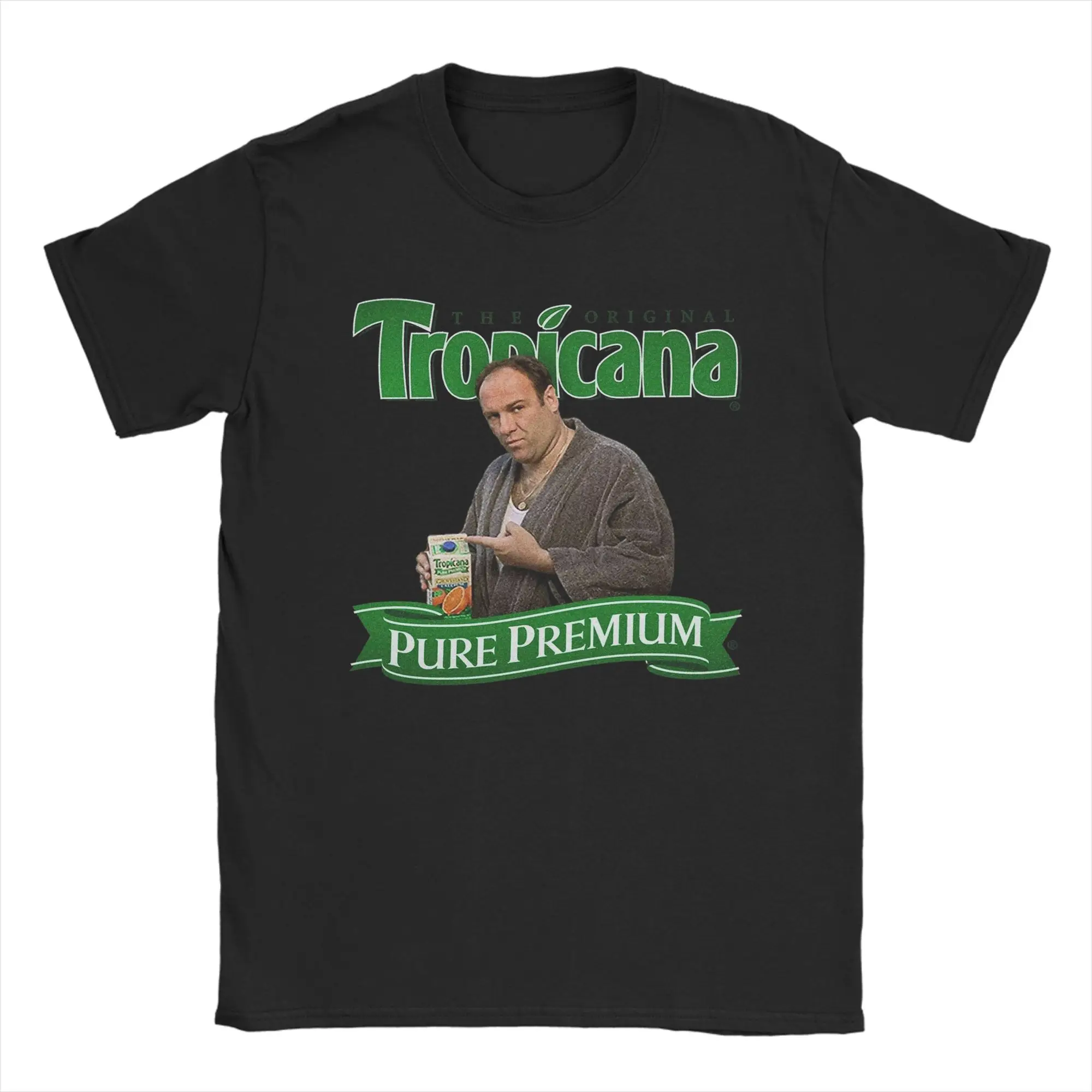 T-shirt da uomo The Sopranos Novità T-shirt in puro cotone girocollo T-shirt a maniche corte Abbigliamento unico