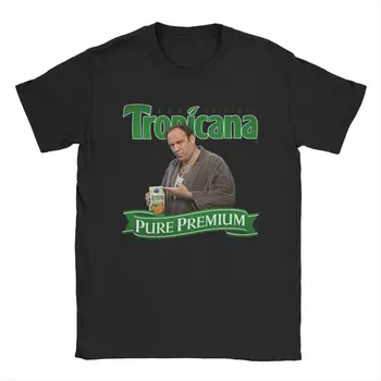 T-shirt da uomo The Sopranos Novità T-shirt in puro cotone girocollo T-shirt a maniche corte Abbigliamento unico