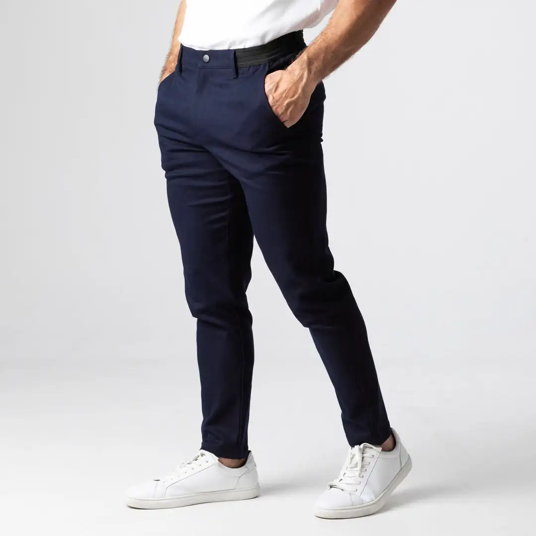 Men's Pants Active Chinos Comfortable Men Long Stylish Slim Fit Ankle Length Casual Soft Breathable Fabric Mid Waist Commuting W 5