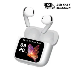 KOUO Wireless Noise - Canceling Bluetooth Earbuds with Smart Touch and Real - Time Translation (AI - White)