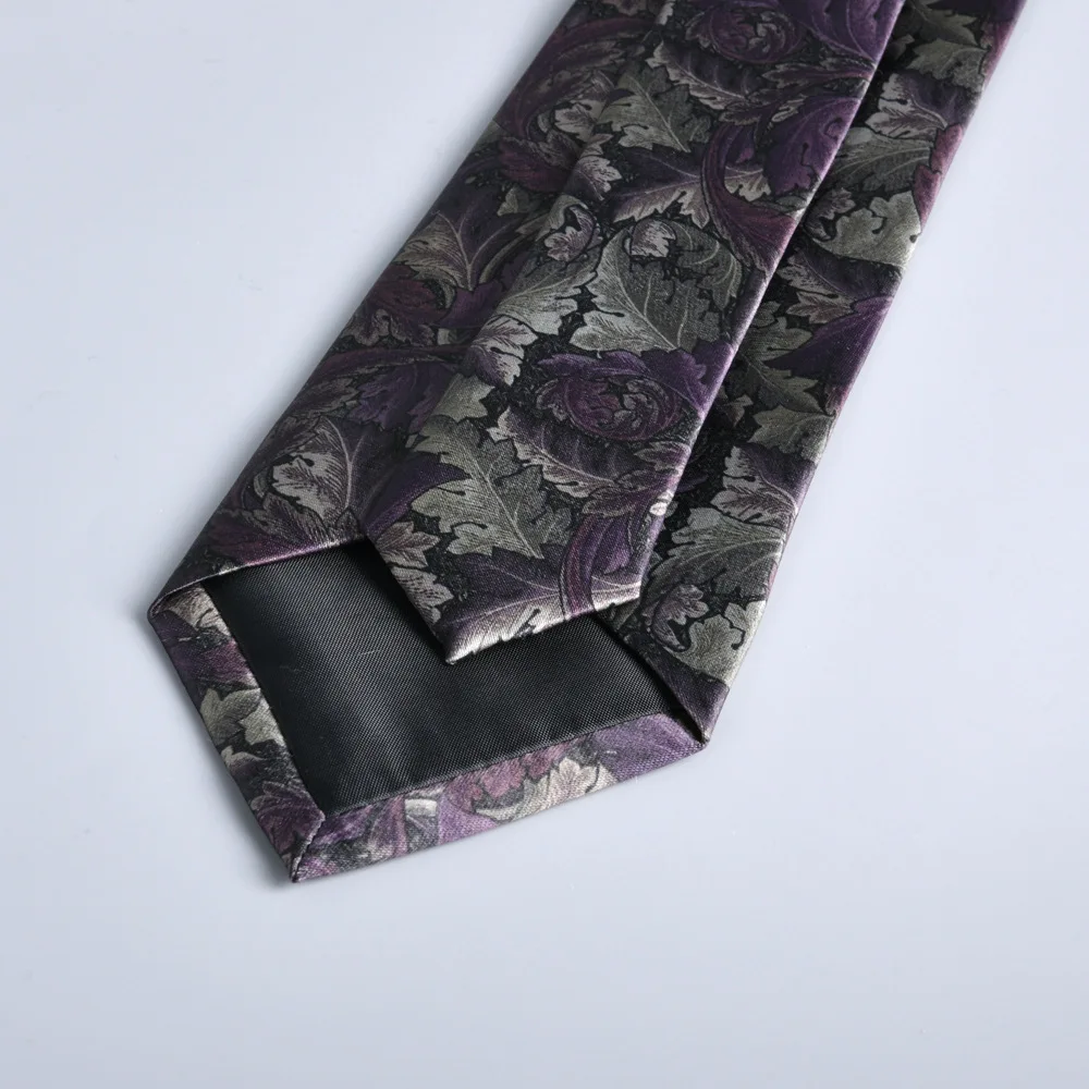 Vintage Silk Ties Men Fashion 8cm Flower Floral Necktie For Men Wedding Business Meeting Gravata Soft Printing Tie Wed Gifts woven necktie