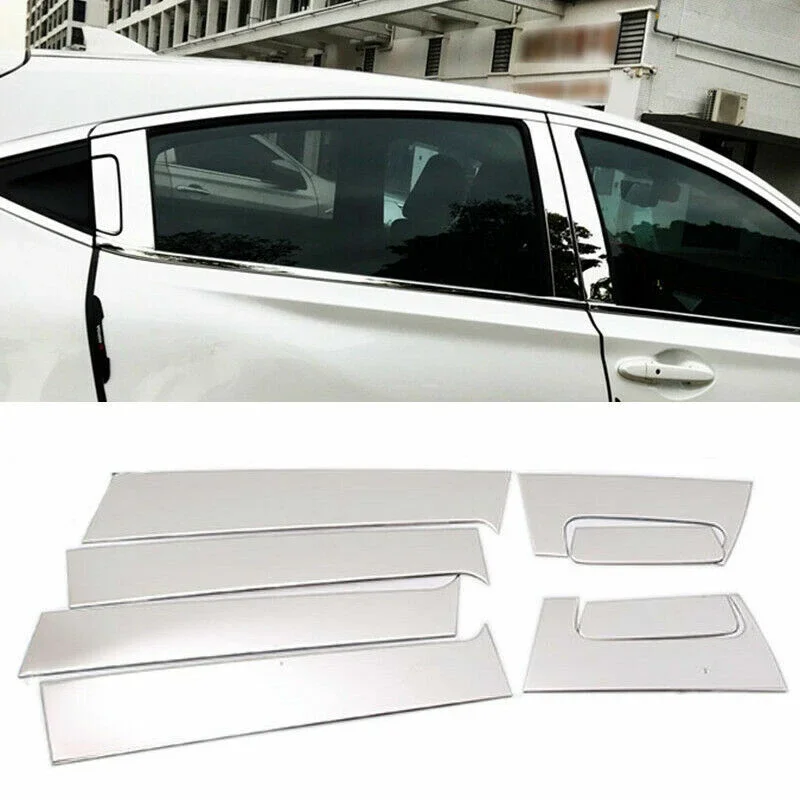 6 Stück Tür-Fenstersäulen Abdeckungen Für BMW 1er F20 2012-2019 - PC Material