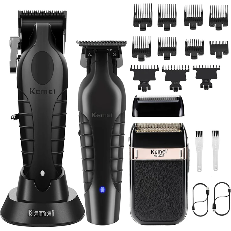 Kemei KM-2296 KM-2299 KM-Hair Clipper Kit Men's Electric Shaver Hair Trimmer Machine Professional Cutting Machine hair clipper electric shaver hair trimmer