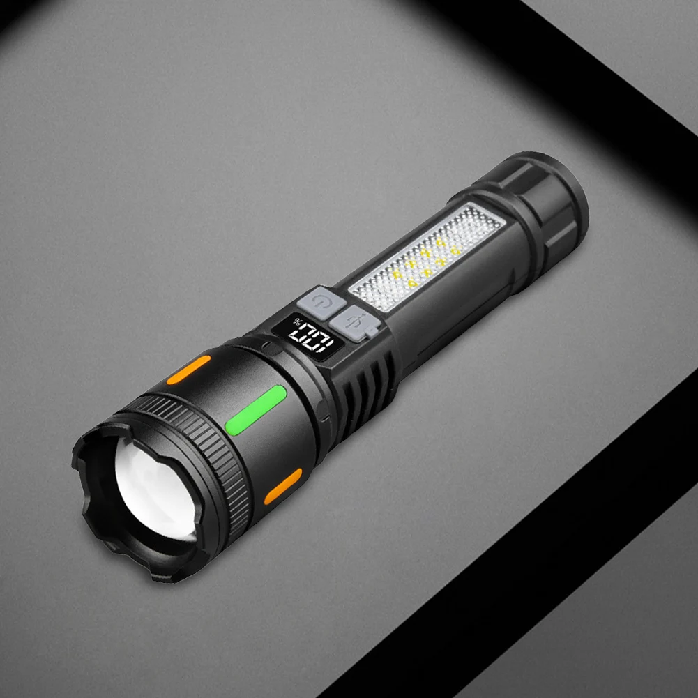 Strong Light Flashlight USB Charging 2