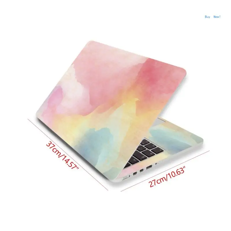 Laptop Stickers Decal 15 inches Netebook Skin Reusable Protector Cover for Case