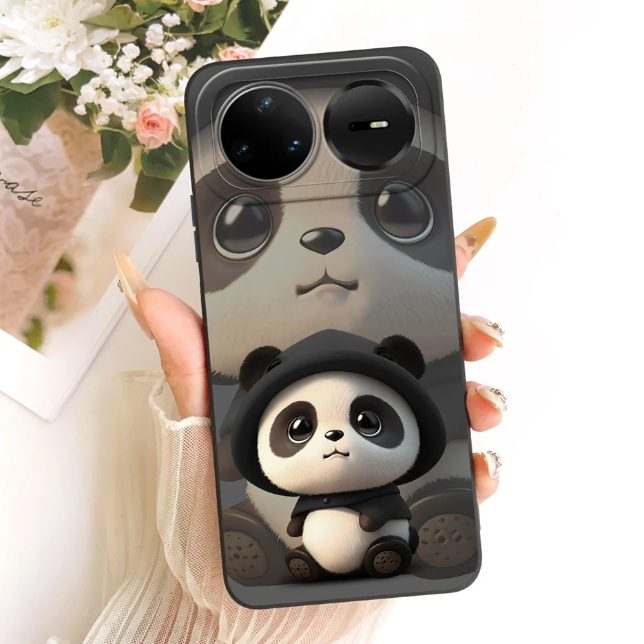 Cute Dog & Panda Cartoon Soft TPU Phone Case Cover - For Huawei Nova 15 Pro Ultra 5G