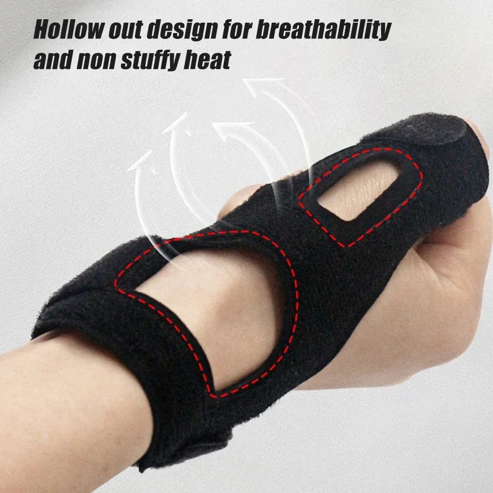 Thumb Support Brace Waterproof Semi-rigid Stabilizer Splint 1Pcs For Tendonitis De Quervains Trigger Finger Fits both hands For thumb splint