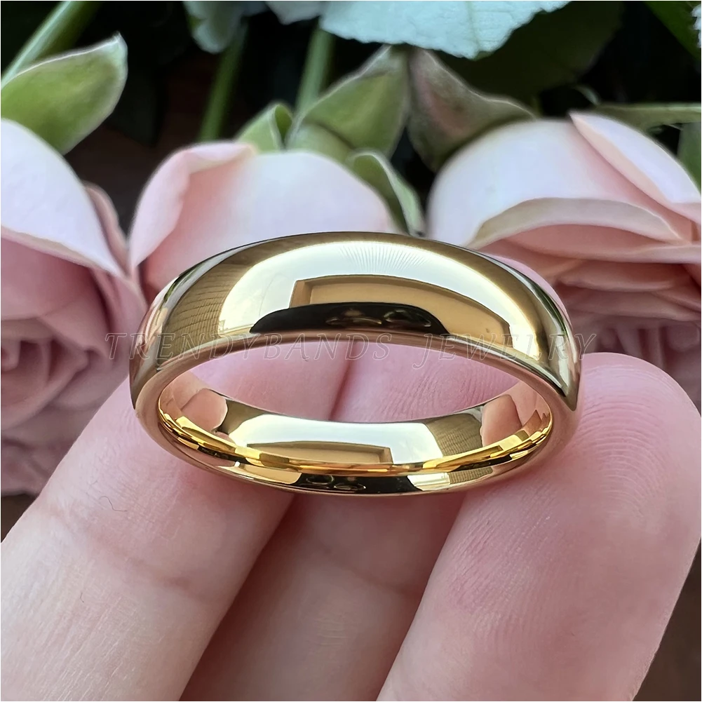 Wolfraamcarbide Ring Voor Hem & Haar - Zwart, Mat, 6mm Of 8mm Breed, Perfect Als Trouw- Of Belofte Ring