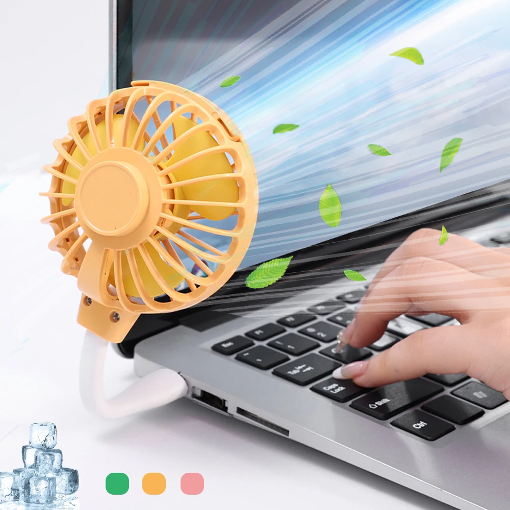 Flexible Bendable Protable USB Fan Silent Cooling Handheld Fans for