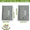 Travel Roll-Up Vacuum Storage Bags, Reusable Fabric Cloth Luggage Compression Pack Bag Fit Clothing, No Need Air Pump 6