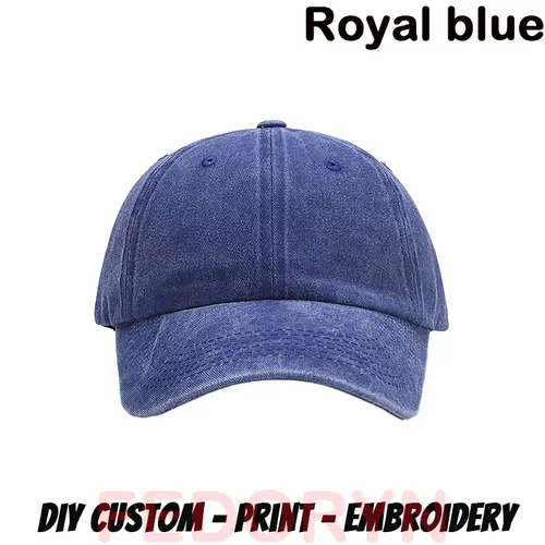 Fedoryn Custom Logo Baseball Cap for Men and Women DIY Design Letter Embroidery Retro Hat Customize Cap Graphic Print Wholesale - Image 18