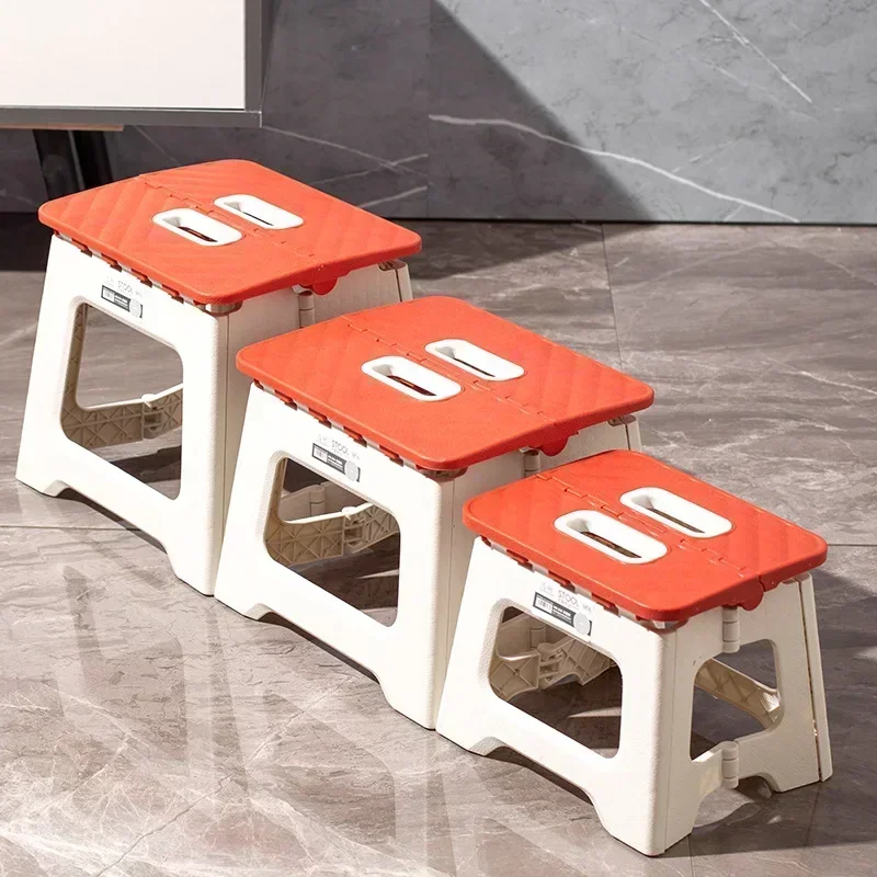 Hot Adult Children Portable Folding Stool Thickened Plastic Saddle Chair for Outdoor Activities and Fishing Gifts Party Favors 4