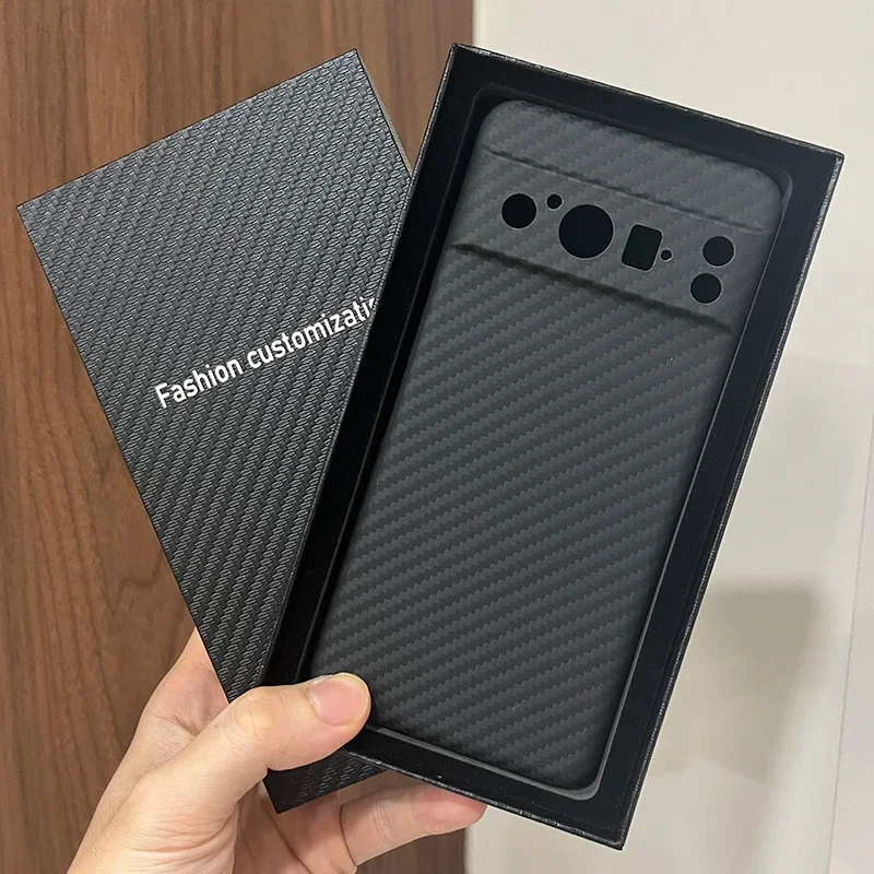 

Real Aramid Carbon Fiber Protector Phone Cover On For Google Pixel 8 Pro 5G Global Pixel8 8Pro Pixel8Pro 128/256/512 Bumper