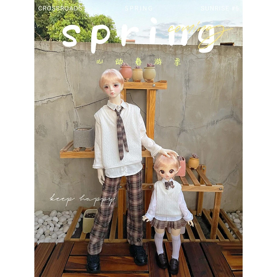 Детская Одежда Bjd 4 очки 6 очков 3 bjd детская одежда школьная форма JK костюм три очка