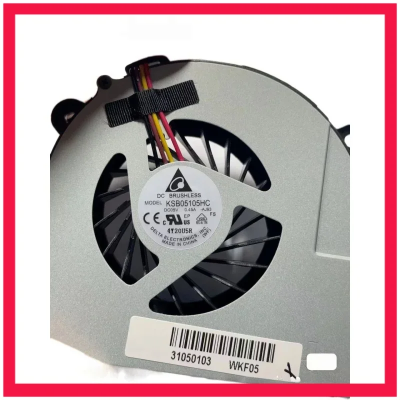 

Новый оригинальный вентилятор для охлаждения процессора ноутбука Lenovo G780 G770, внешний вентилятор PIWG4 KSB05105HC AJ93