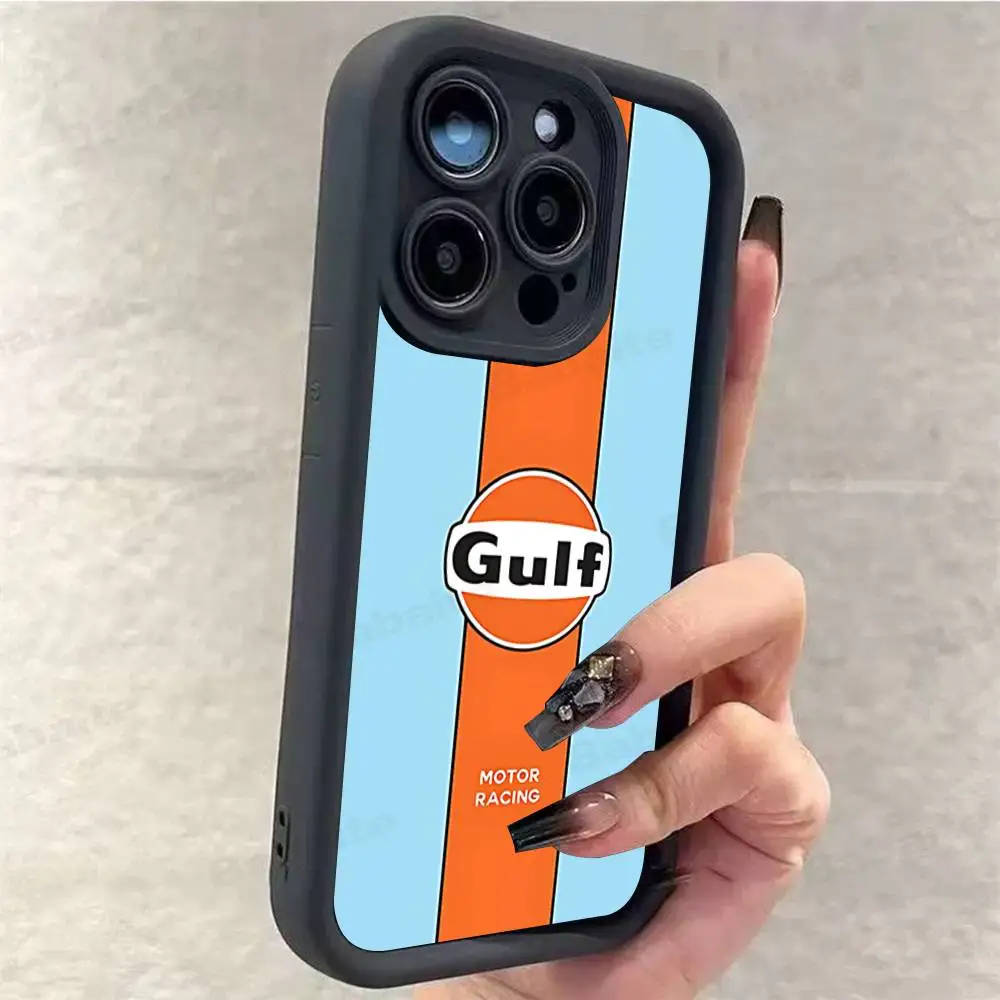 Vintage Gulf Racing Motorcycle Logo Phone Case Cover