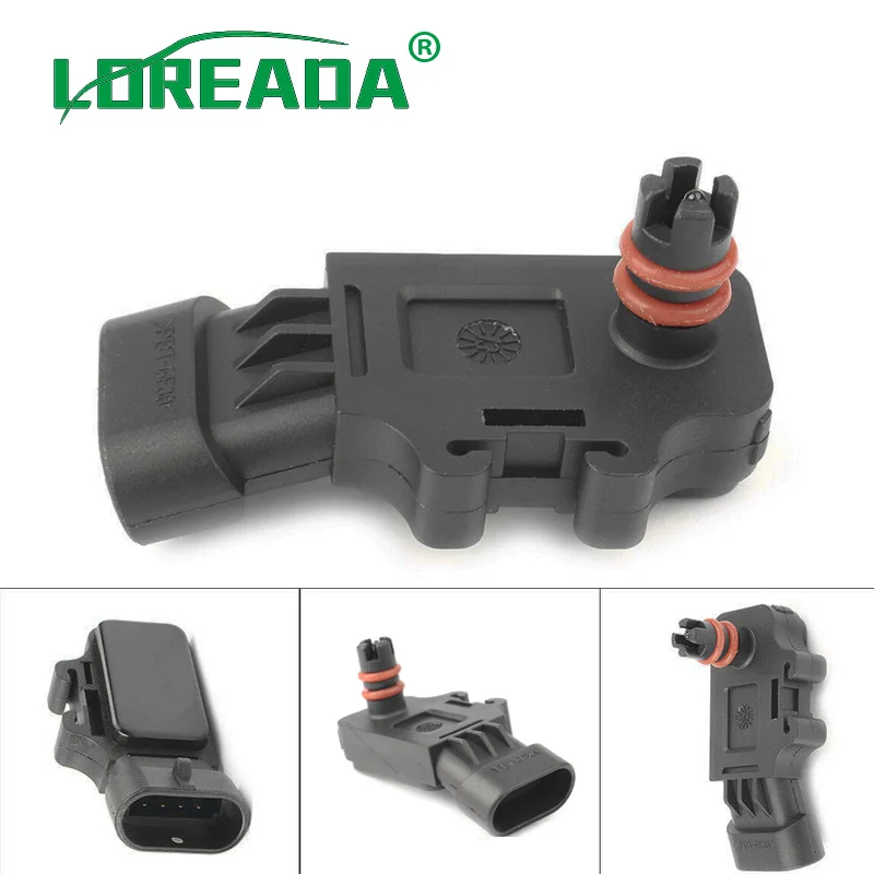 

12232201 Map Sensor For Mitsubishi Opel Chevrolet GM Chery Great Wall Replaces 28086011 93333350 Air Intake Pressure Sensor