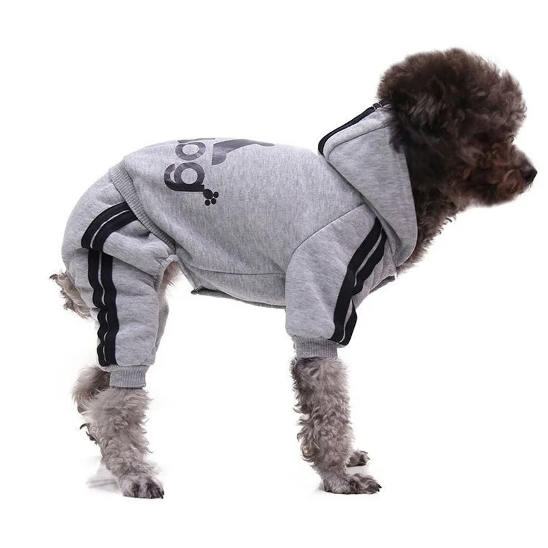 thumbnail image 1 of Ropa de otoño para perros Adidog, sudaderas deportivas con capucha, abrigo cálido, ropa para perros pequeños, medianos y grandes, perros grandes, gatos, mascotas, atuendo para cachorros, 1 of 5