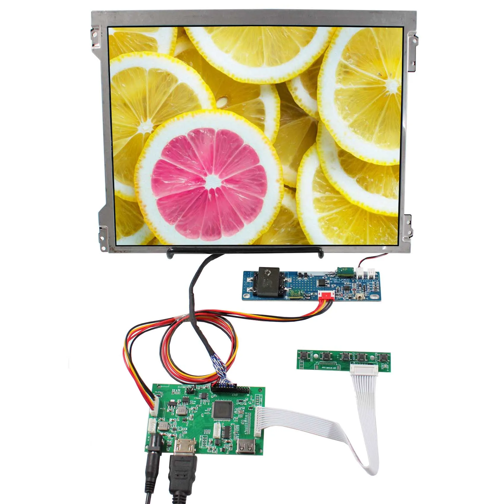 

12,1 дюймовый NIT наружный 1024x76 8 LCD экран HD MI плата ЖК-контроллера с USB LCD контроллер платы