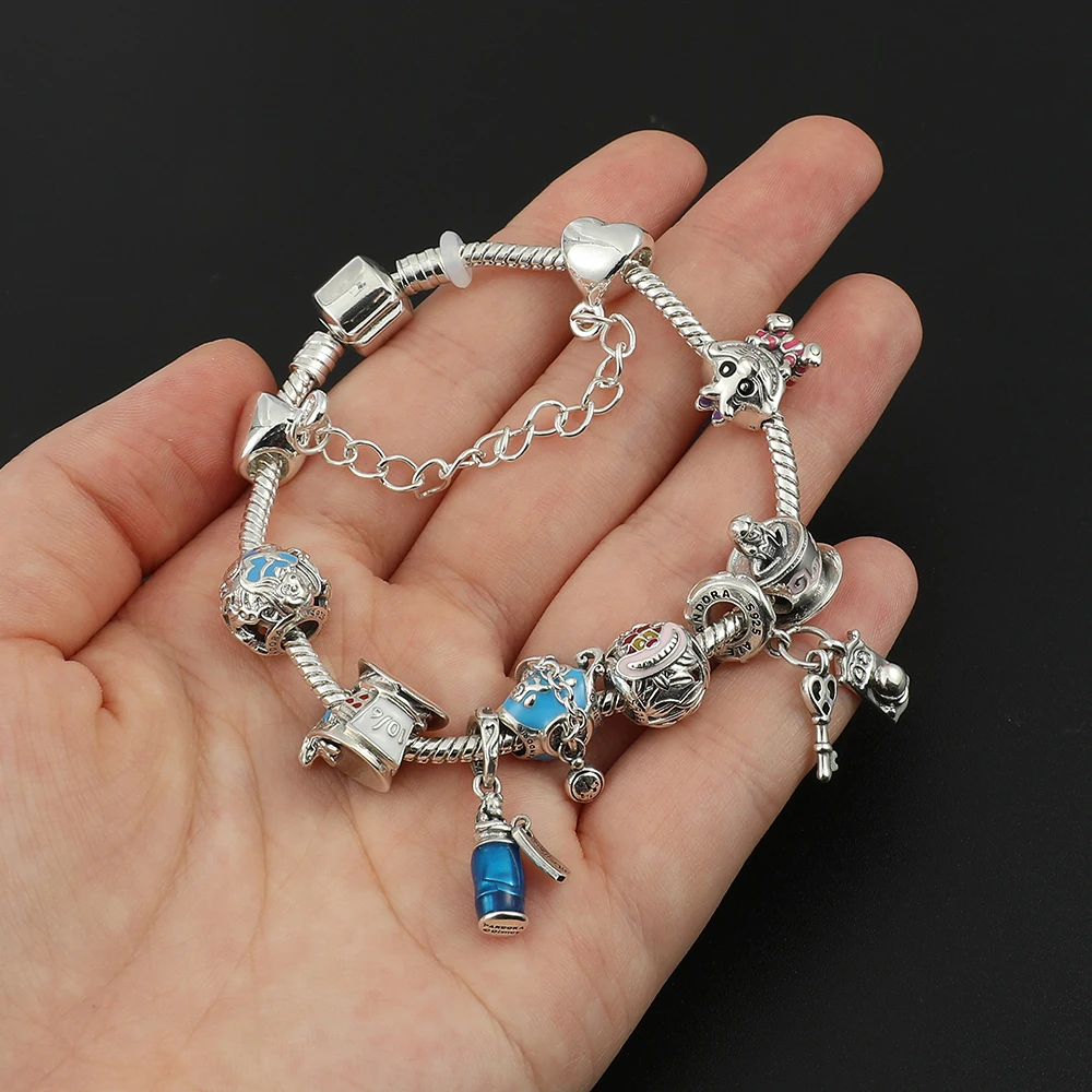 Women's Jewelry Alice In Wonderland Charm Bracelet Disney - Main Image