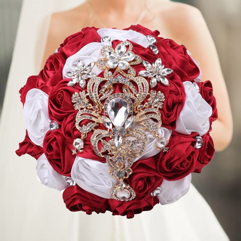 

Burgundy Wedding Bouquet Flowers