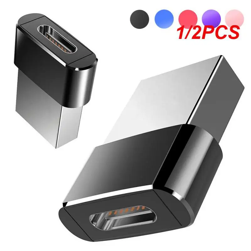 

1/2 шт. к USB Type C адаптер для USB C-C кабеля USB зарядное устройство Универсальный конвертер типа C