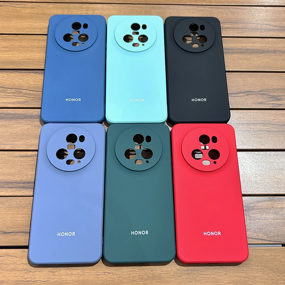Premium Liquid Silicone Shockproof Phone Case - Soft TPU Back Cover