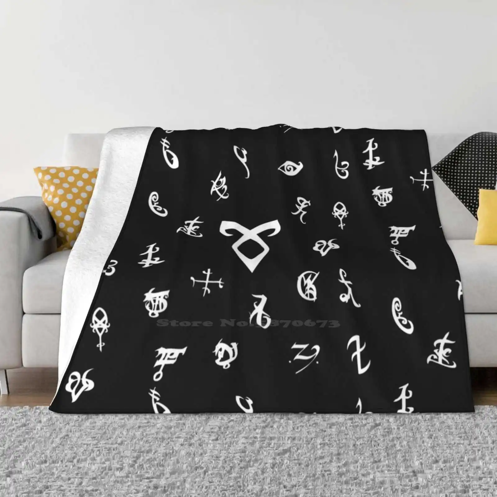 

Runes New Selling Custom Print Flannel Soft Blanket Herondale Infernal Devices Mortal Instruments Jace Lightwood Clockwork