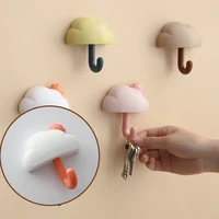 4PCS Cloud Hook Sticky Wall-mounted Seamless No-Punch Bathroom Sticky Hook Multifunctional Auxiliary Hook Storage Supplies 2