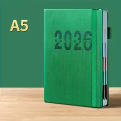 Wipe - Clean Daily Planner: 400 - Page One - Page - Per - Day Calendar for Enhanced Time Management & Self - Discipline (Green)