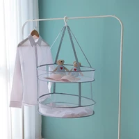Folded Mesh Clothes Drying Net Rack Lay Flat Dry Hanger for Indoor Outdoor Towel Socks Swimsuit Drying Hanger 1